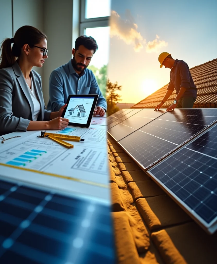panneaus solaires photovoltaïques