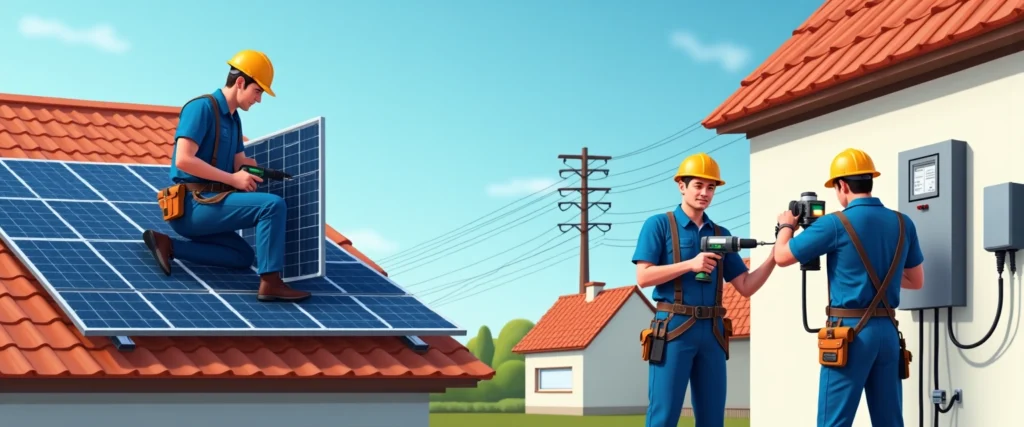 installation panneaux solaires